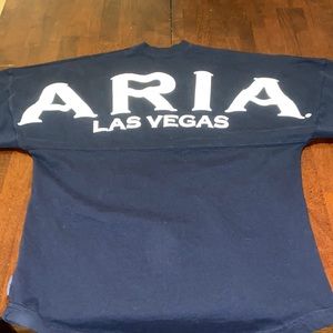 Aria Las Vegas Long Sleeve T-shirt Navy